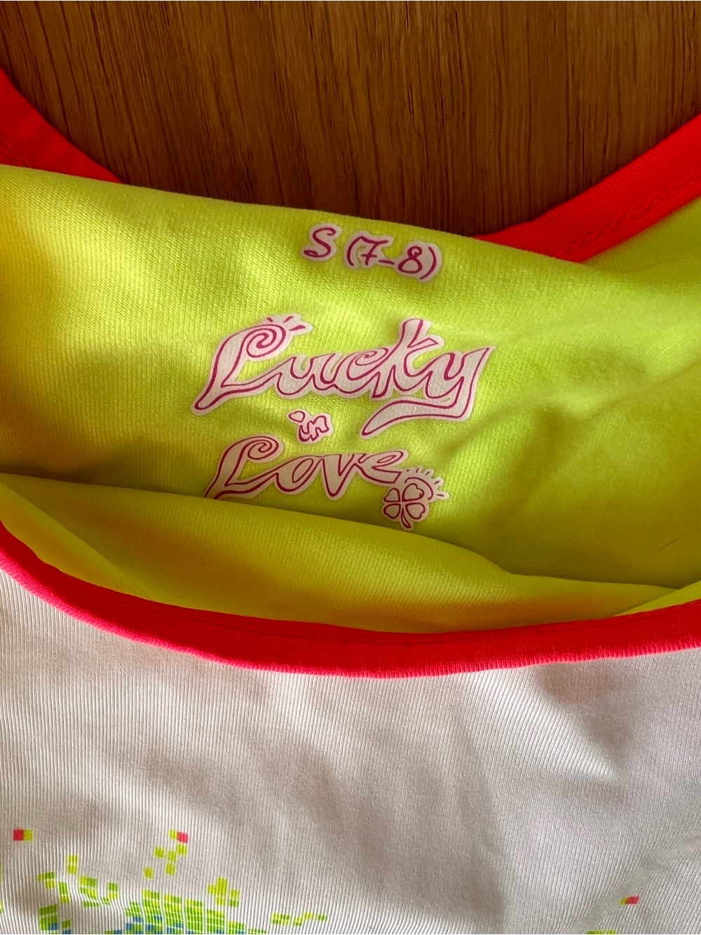 Lucky in Love Tennis Tops & Skirt Bundle Girls S 7-8 $125 - Picture 6 of 11